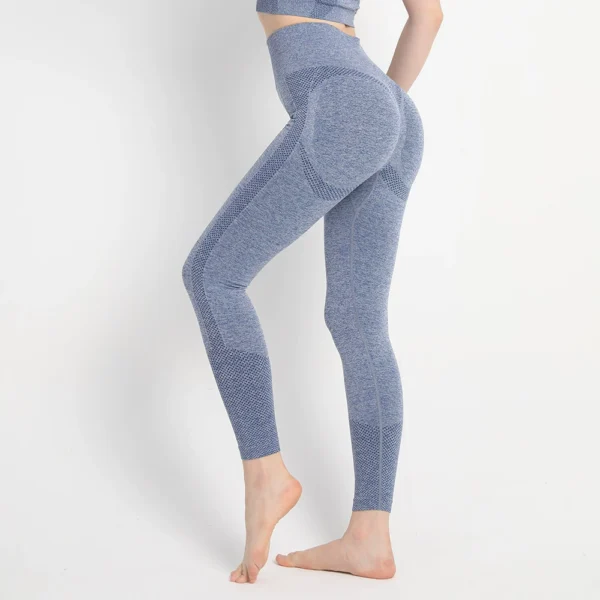 Seamless peach hip yoga pants - 图片 7